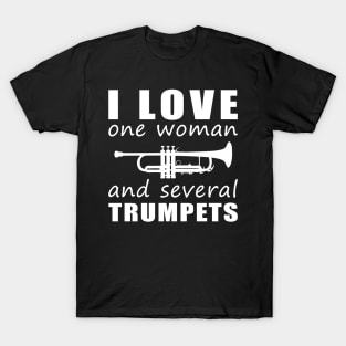 Brass Harmony - Funny 'I Love One Woman and Several Trumpets' Tee! T-Shirt